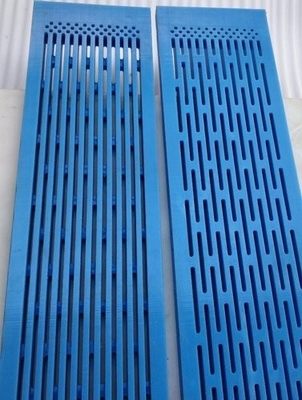종이 제조 기계용 플라스틱 UHMWPE 탈수 요소