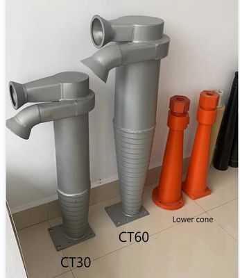 CT30 및 CT60 중앙청정기 시스템 종이 밀링을위한 완벽한 슬라이버 상부 콘 색상